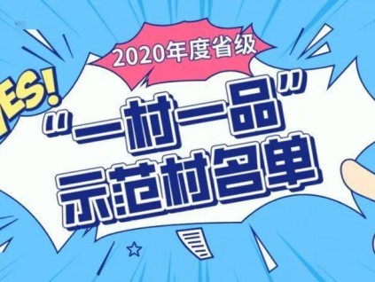 福建這些村莊獲評(píng)2020年度省級(jí)“一村一品”示范村！